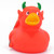 Devil Rubber Duck Halloween by Ad Line | Ducks in the Window®