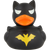 Batman Dark Rubber Duck by LILALU bath toy | Ducks in the Window