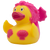 Mermaid Pink Rubber Duck by LILALU bath toy | Ducks in the Window