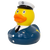 Policeman  Cop First Responder Rubber Duck by LILALU bath toy | Ducks in the Window