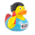 Marathon Runner triathlon Olympics  Rubber Duck by LILALU bath toy | Ducks in the Window