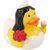 Wedding Bride Rubber Duck by LILALU bath toy | Ducks in the Window