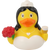 Wedding Bride Rubber Duck by LILALU bath toy | Ducks in the Window