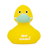 CORONA Virus "new normal"  Rubber Duck by LILALU bath toy | Ducks in the Window