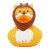 Lion King of the Jungle  Rubber Duck by LILALU bath toy | Ducks in the Window