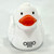 Jeep Duckin Rubber Duck White by Schnabels  | Ducks in the Window®