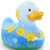 Daffodil Flower Rubber Duck Bath Toy by Bud Ducks | Ducks in the Window®