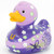 Lavender Flower Rubber Duck Bath Toy by Bud Ducks | Ducks in the Window®