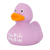 You Make My Day Pink Rubber Duck by LiLaLu | Ducks in the Window