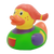 Lotti Pippg Long Stocking Rubber Duck by LiLaLu | Ducks in the Window