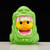 Ghostbuster Slimer Glow-in-the-dark Rubber Duck  by Tubbz Boxed Edition | Ducks in the Window