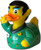 Tropical Spock Star Trek  Rubber Duck by Celebriducks | Ducks in the Window