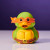 Official Mini Teenage Mutant Ninja Turtles Michelangelo by TUBBZ Boxed Edition| Collectable  | Ducks in the Window