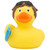 Surfer Boy Rubber Duck by LILALU bath toy | Ducks in the Window