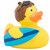 Surfer Boy Rubber Duck by LILALU bath toy | Ducks in the Window