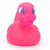 LED Glow Rubber Duck (Pink) by Locomocian | Ducks in the Window®