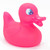 LED Glow Rubber Duck (Pink) by Locomocian | Ducks in the Window®
