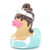 Princes Duck Rubber Duck bath toy by Bud Duck | Ducks in the Window®