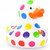 Pop Dot Duck Rubber Duck Bath Toy By Bud Duck | Ducks in the Window