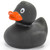 Black Classic Rubber Duck by Ad Line | Ducks in the Window®