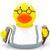 Grandpa Rubber Duck by Schnabels | Ducks in the Window®