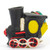 Train Conductor Rubber Duck by Lanco 100% Natural Toy & Organic | Ducks in the Window®