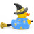 Witch Broomstick Halloween Rubber Duck by Lanco 100% Natural Toy & Organic | Ducks in the Window®