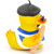 French France Rubber Duck by Lanco 100% Natural Toy & Organic | Ducks in the Window®