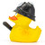Bobby Police Officer  Rubber Duck by Lanco 100% Natural Toy & Organic | Ducks in the Window®
