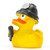 Bobby Police Officer  Rubber Duck by Lanco 100% Natural Toy & Organic | Ducks in the Window®