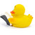 Reading Book Rubber Duck by Lanco 100% Natural Toy & Organic | Ducks in the Window®