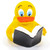 Reading Book Rubber Duck by Lanco 100% Natural Toy & Organic | Ducks in the Window®