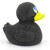 Black Rubber Duck by Lanco 100% Natural Toy & Organic | Ducks in the Window®