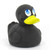 Black Rubber Duck by Lanco 100% Natural Toy & Organic | Ducks in the Window®