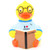 Library Reader Rubber Duck by Yarto | Ducks in the Window®