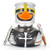 Back Knight Rubber Duck by Wild Republic | Ducks in the Window®