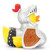 Joist Knight Red Rubber Duck by Wild Republic | Ducks in the Window®