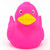 Bright Pink Rubber Duck by Schnabels  | Ducks in the Window®