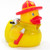 Fireman Rubber Duck by Ad Line | Ducks in the Window®