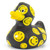 Smiley Face Rubber Duck Bath Toy by Bud Ducks | Ducks in the Window®