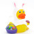 Easter Bunny (White) Rubber Duck by Ad Line | Ducks in the Window®