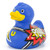 Comic Art Rubber Duck Bath Toy by Bud Ducks | Ducks in the Window®