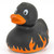 Flames Rubber Duck by Schnabels  | Ducks in the Window®