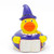 Wizard Magician Warlock Rubber Duck by Schnabels  | Ducks in the Window®