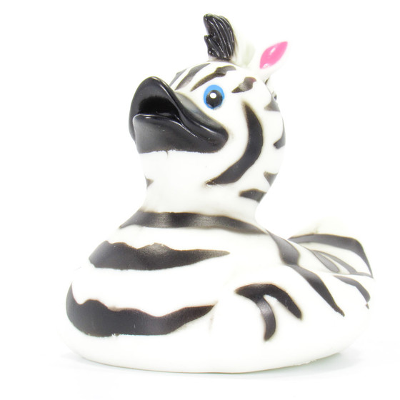 Zebra Rubber Duck by Wild Republic Ducks in the Window®