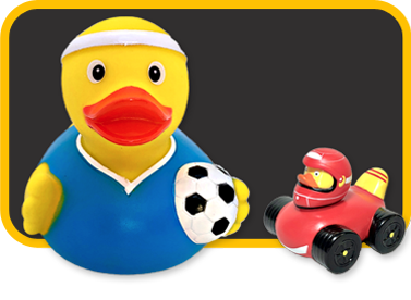 individual rubber ducks