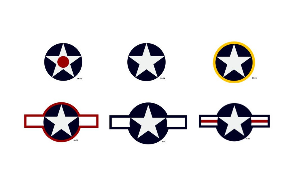 Timeline for the US Air Force National Star Insignia