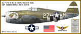 P-47D Thunderbolt "Touch of Texas" Decorative Military Aircraft Profile