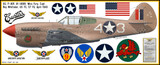 P-40F Warhawk "Miss Fury" Decorative Military Aircraft Profile