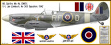 Spitfire Mk Vb Decorative Military Aircraft Profile
